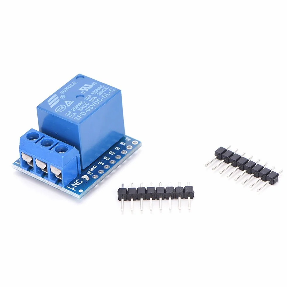 3 szt. 5 V D1 mini przekaźnik tarcza 5 V D1 mini moduł przekaźnikowy do WeMos D1