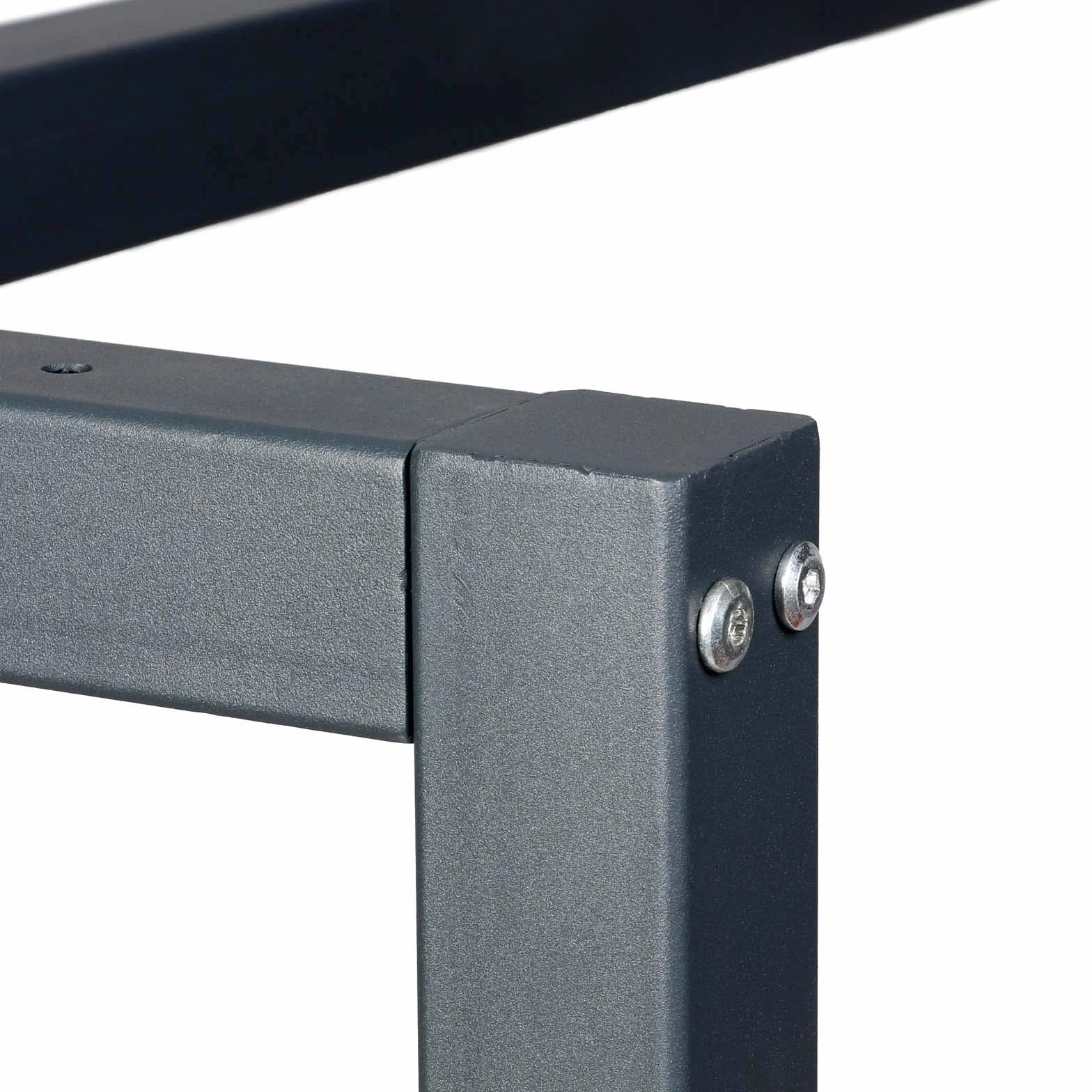 Wiltec Stelaż stołu warsztatowego 125x57x81 cm stal antracyt czerwony 200 kg