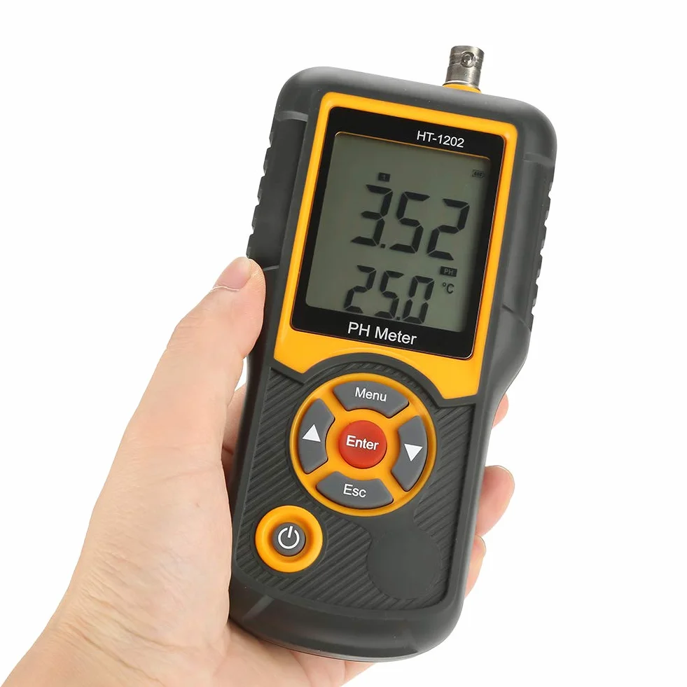 Cyfrowy tester wody HT-1202 pH mV miernik temperatury 0~14PH
