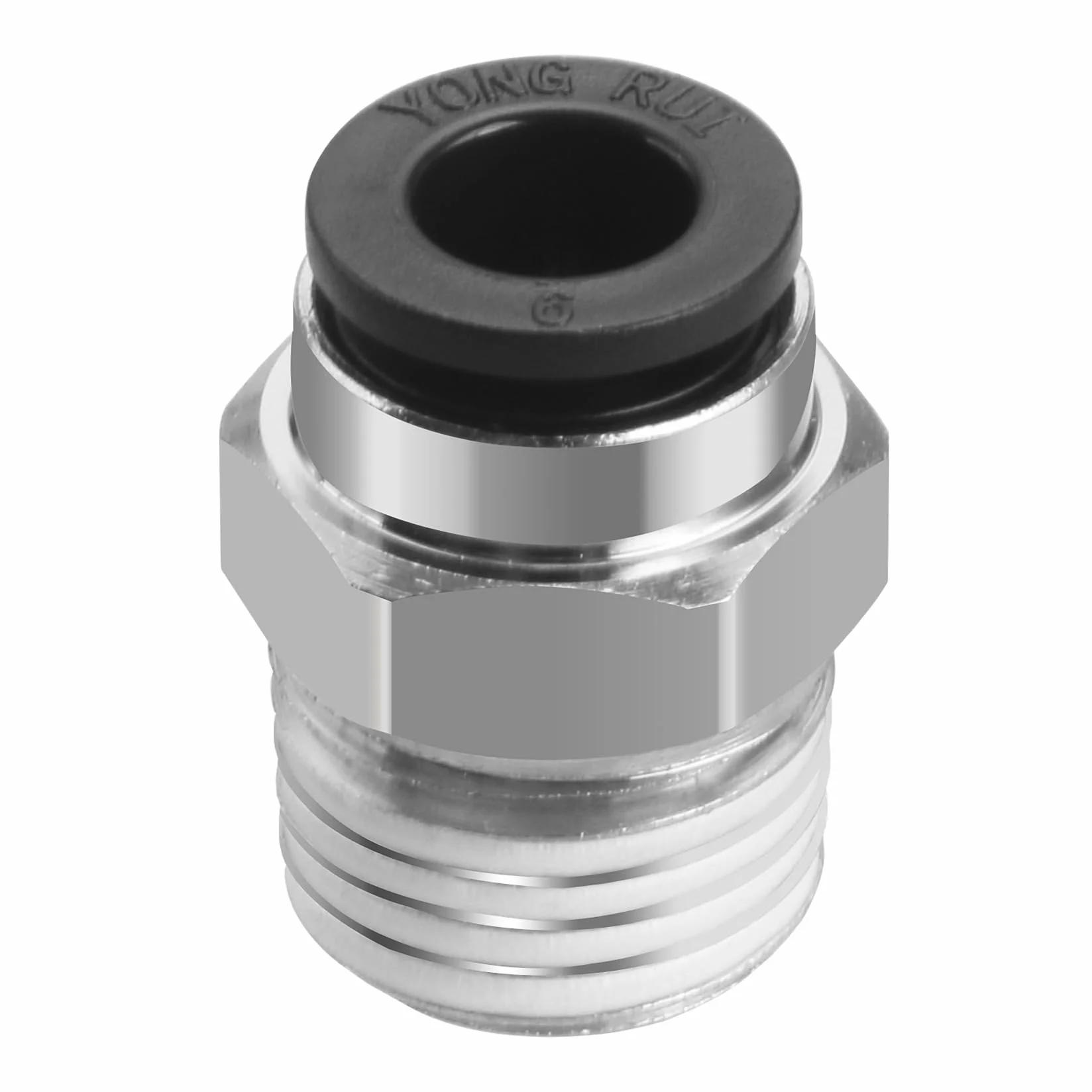 Heschen Szybkozłączki PC6-02 6mm Push In Joint męskie 1/4 "Złącze pneumatyczne szybkozłączki 10 szt