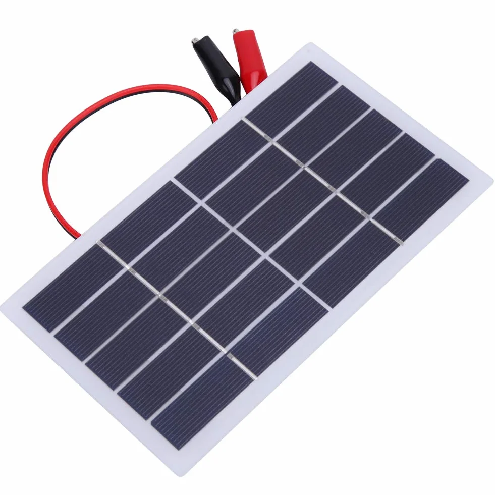 Panel Słoneczny 2W 5V Krzem Polikrystaliczny DIY 173x99mm Przenośna Ładowarka